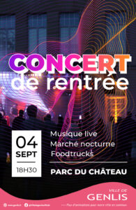 Affiche Concert de rentrée 2026